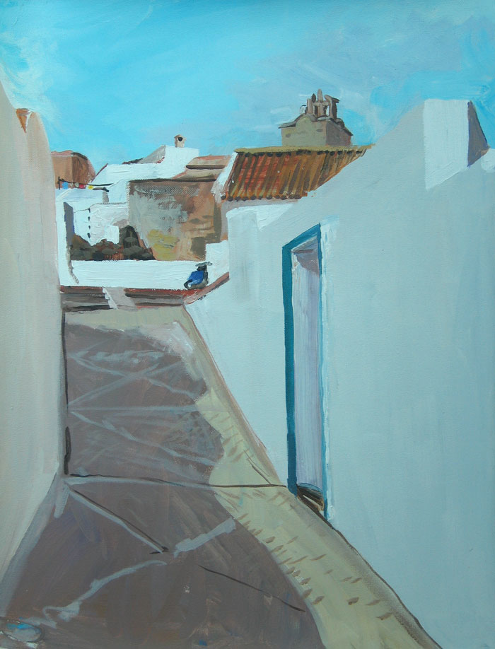 Landscape painting of Spain by Lise Temple